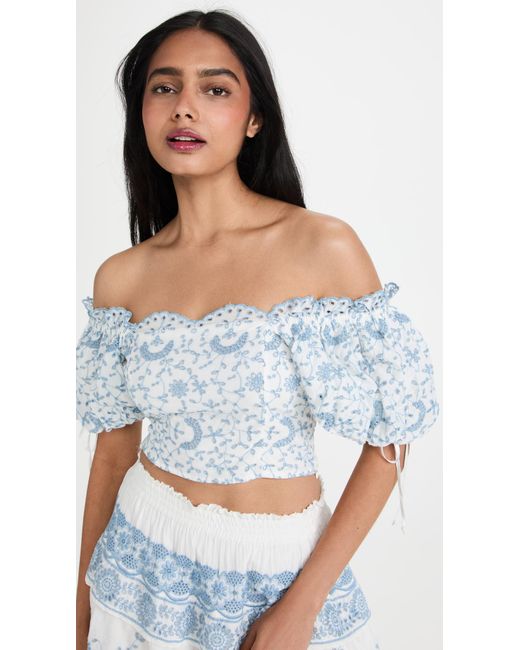 loveshackfancy concord top