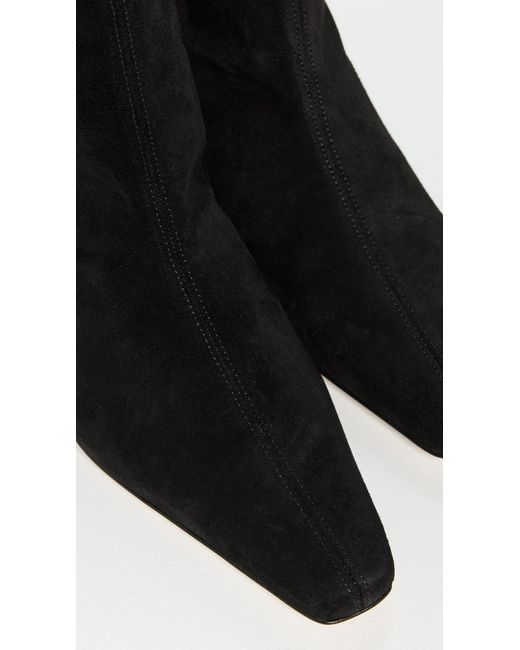 Staud Black Midcalf Wally Boots