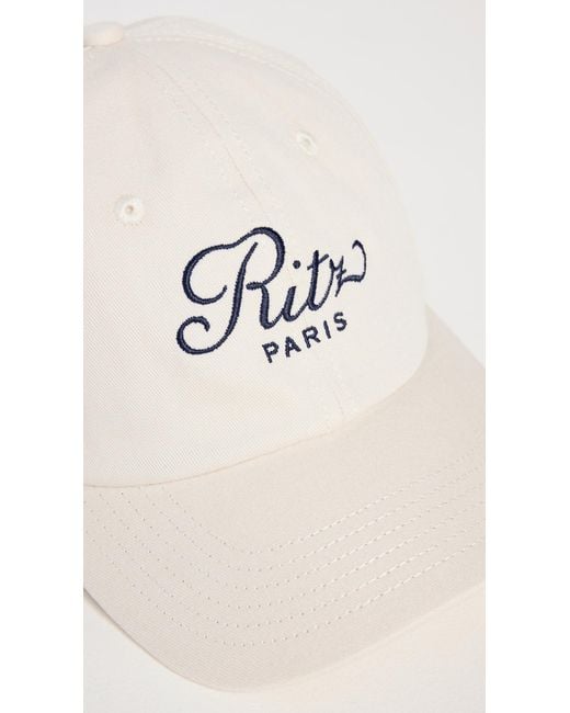 FRAME X Ritz Paris Baseball Cap in White | Lyst