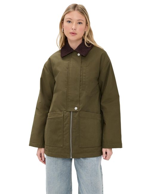 ALIGNE Women´s Green Oak Coat long coats