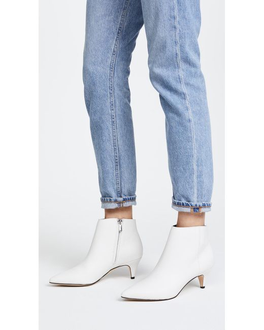 kitten heel booties wide width