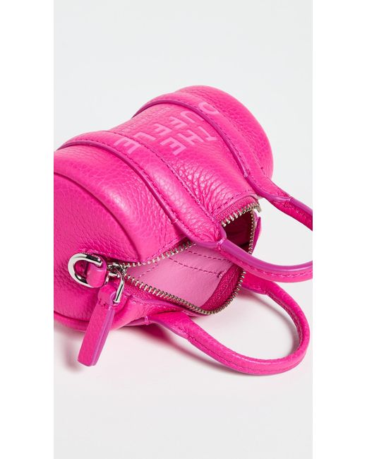 Marc Jacobs Pink The Leather Nano Duffel Crossbody