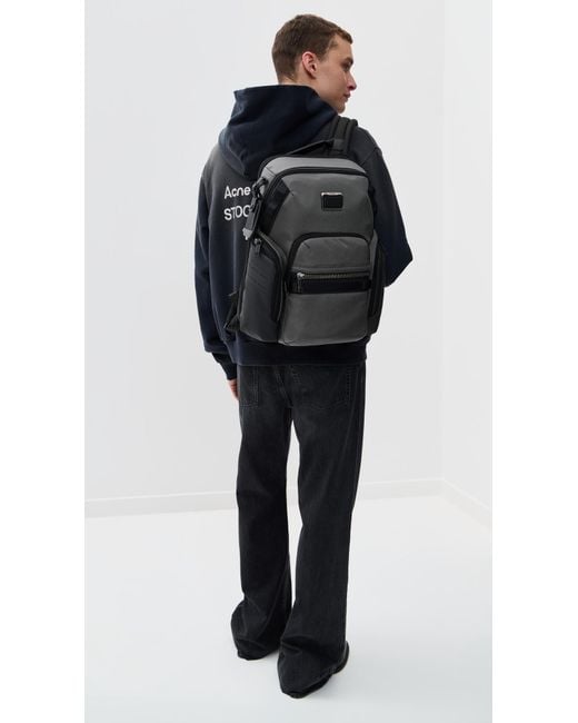 Tumi Black Navigation Backpack for men