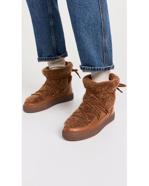 Inuikii Brown Curly Sneakers