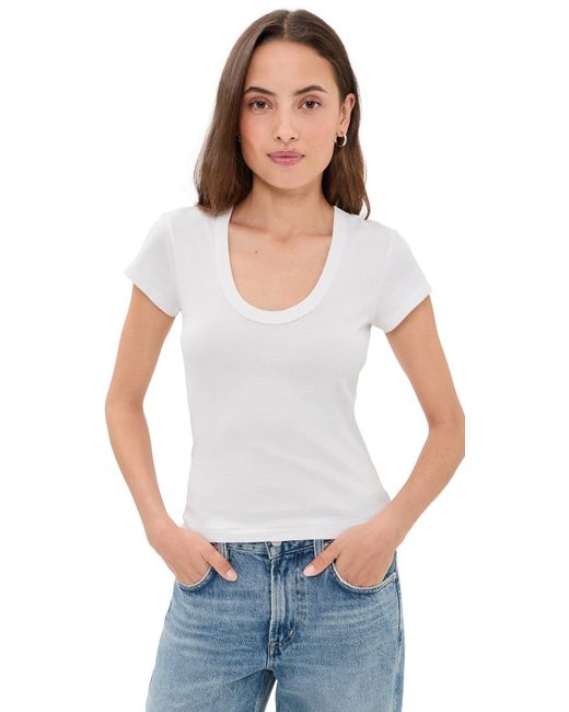 AMO White Rumi Tee