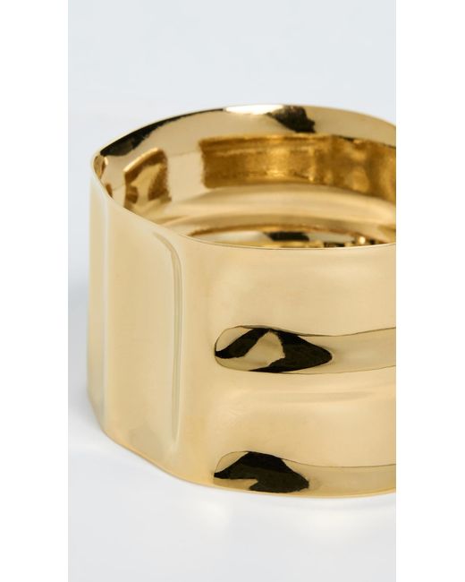Mayamar Metallic Hammered Cuff Bracelet