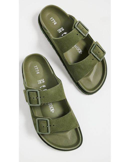 Birkenstock 1774 Green Arizona Sandals