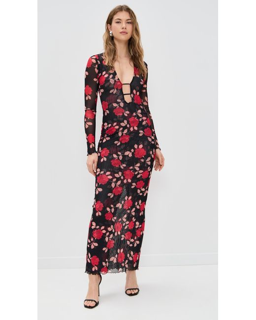 RESA Red Esme Maxi Dress