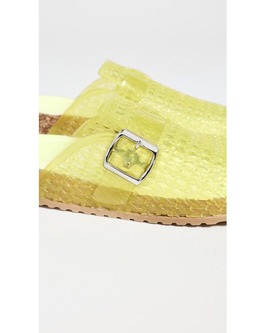 INTENTIONALLY ______ Yellow Seth Jelly Clogs