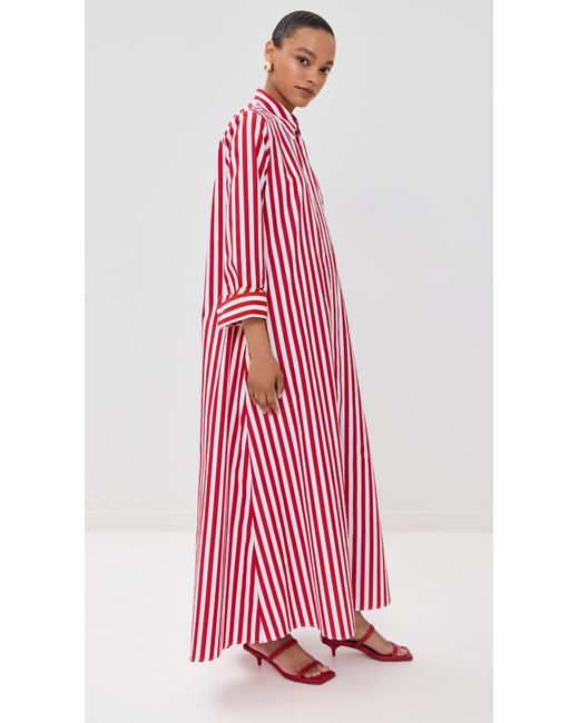 Twp Red Jennys Button Down Gown