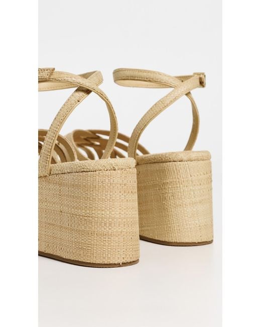 Loeffler Randall Natural Channing Platform Sandals