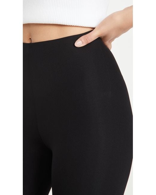 Commando Black Neoprene Leggings