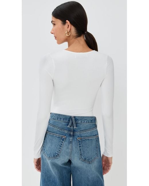 Le Bos White Brigitte Top