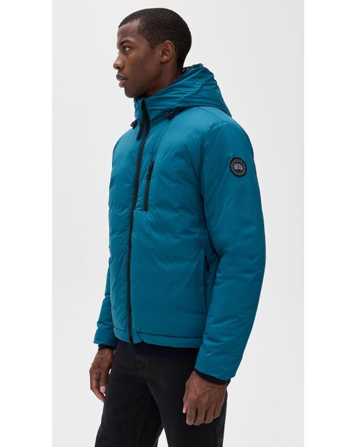 Canada Goose Blue Lodge Disc Hooded Jacket for men