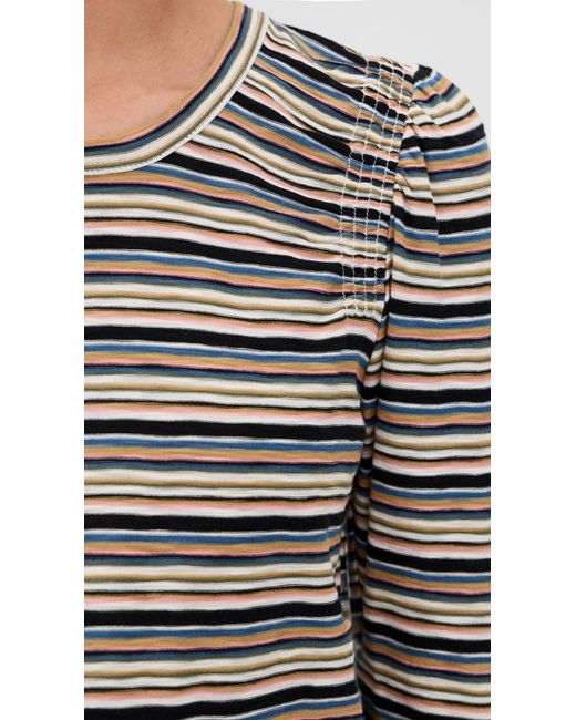 Veronica Beard Black Bouvet Tee