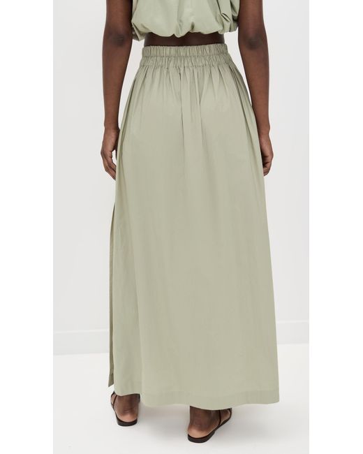 Mikoh Swimwear Green Delia Skirt