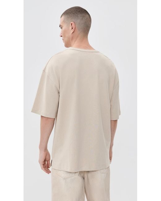 Lemaire Natural Boxy T-Shirt for men