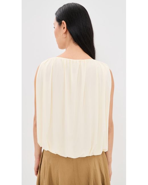 Vince White Bubble Top