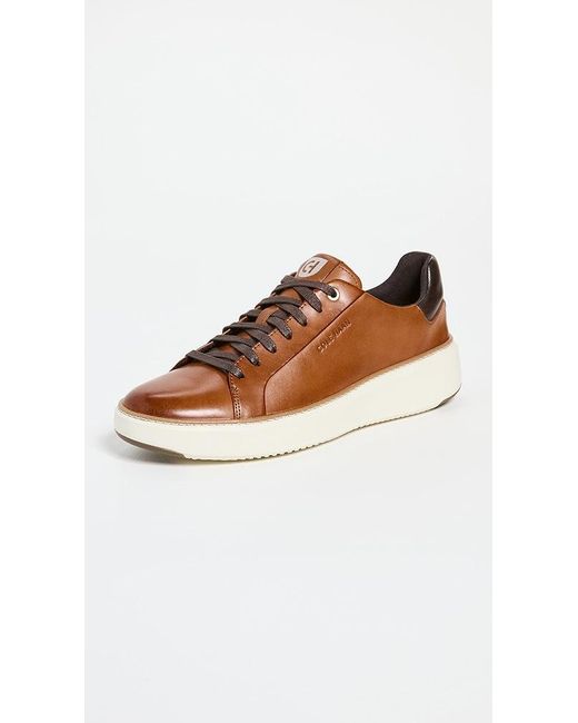 Cole Haan White Grandpro Topspin Sneakers for men