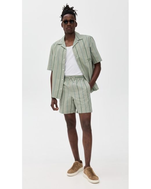 Maison Kitsuné Multicolor Elasticated Shorts 6.75 for men