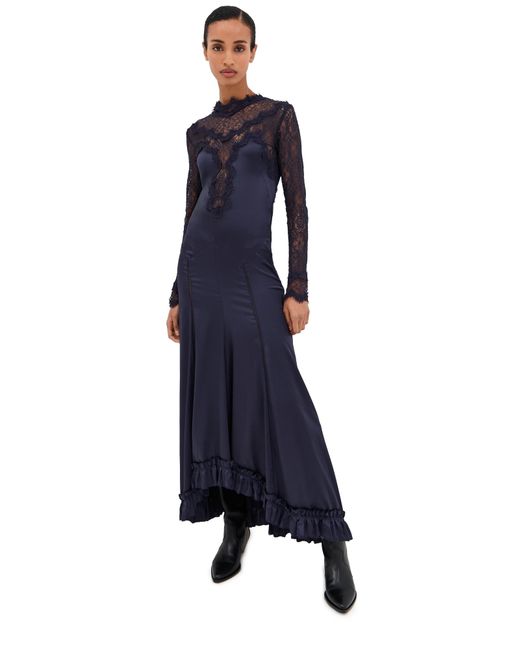 Isabel Marant Blue Dolores Maxi Dress