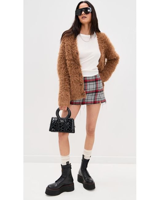 R13 Brown Boyfriend Cardigan