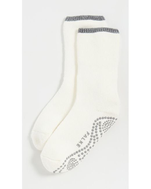 Falke White Cuddle Pads Socks