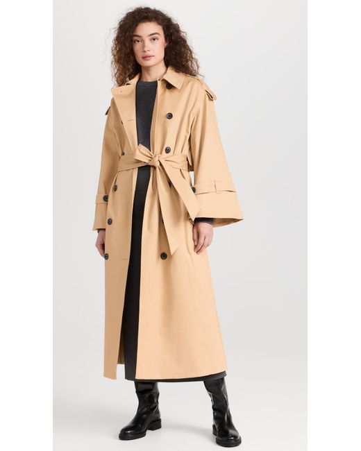 By Malene Birger Natural Alanis Trench Coat
