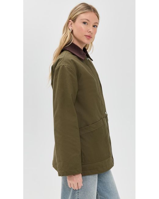 ALIGNE Women´s Green Oak Coat long coats