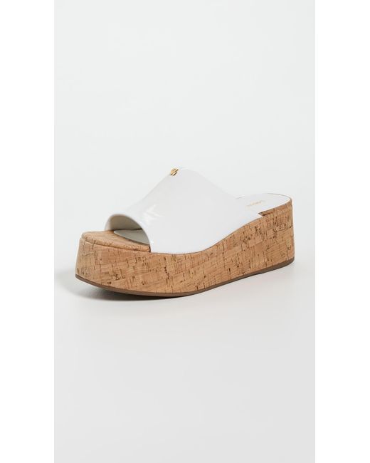 Larroude White Charli Sandals