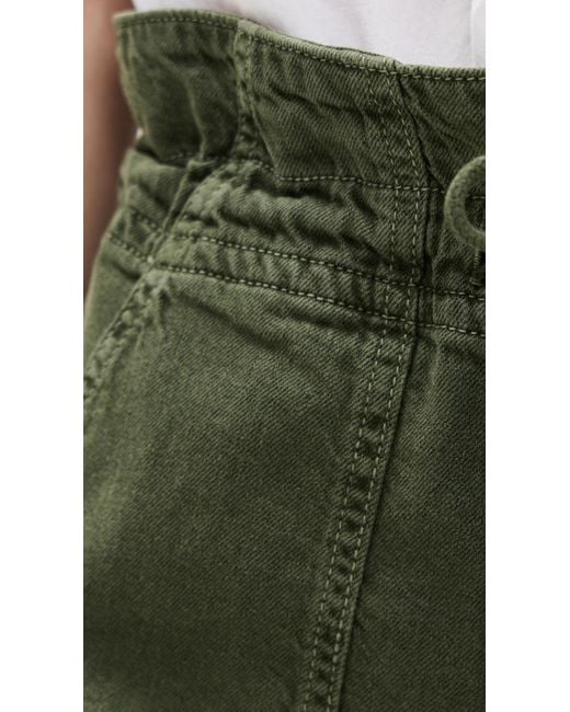 Ba&sh Green Fabo Shorts