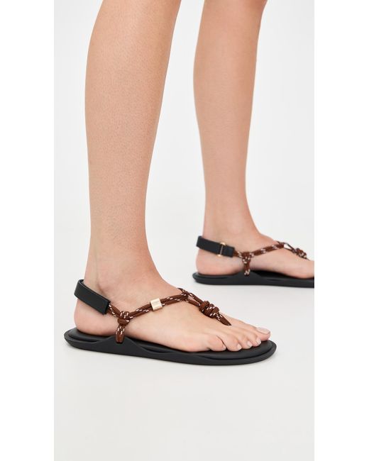 FLOWZE Black Flo Rope Sandals