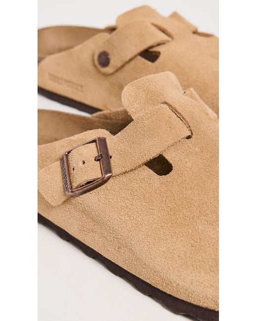 Birkenstock White Boston Clogs for men