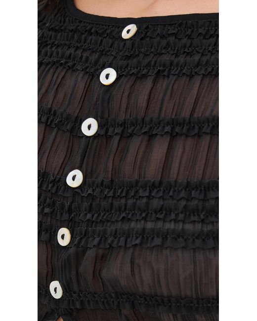 Vrg Grl Black Sofia Top