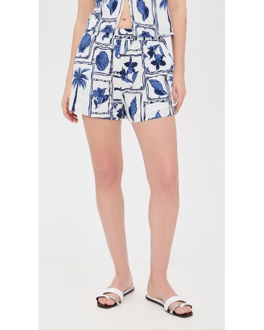 MINKPINK Blue Sylvie Elasticated Shorts
