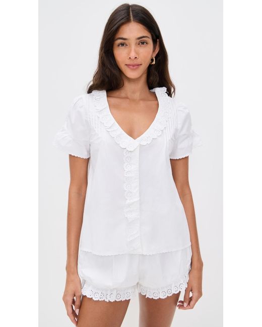 Posse White Ezra Blouse