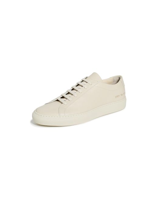 Common Projects White Original Achilles Low Sneakers