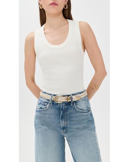 Madewell Multicolor Woven Triple Metal Keeper Belt