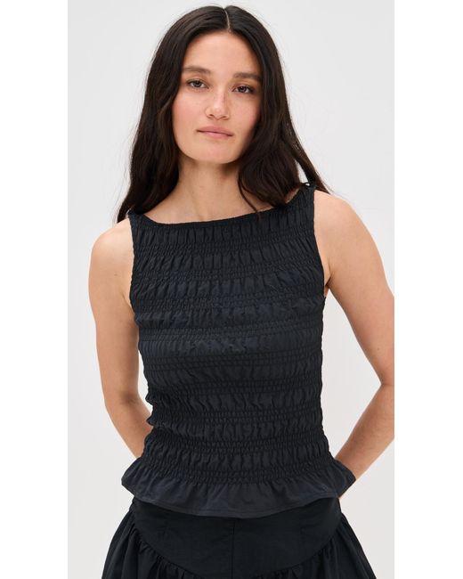 Peachy Den Black The Deba Top