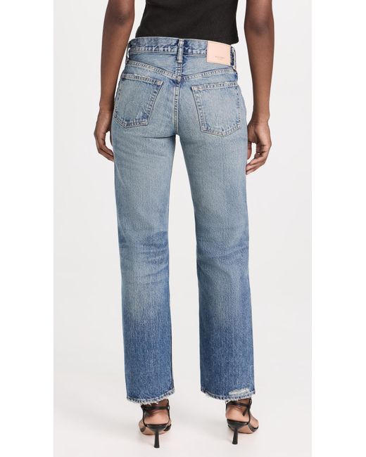 Moussy Blue trigg Straight Jeans