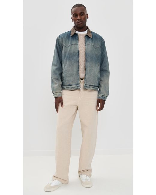 AG Jeans Blue Philip Zip Jacket for men