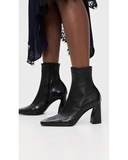 Loeffler Randall Black Chloe Stretch Ankle Boots