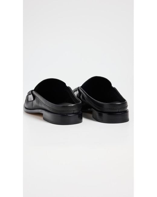 Rag & Bone Black Carter Mules