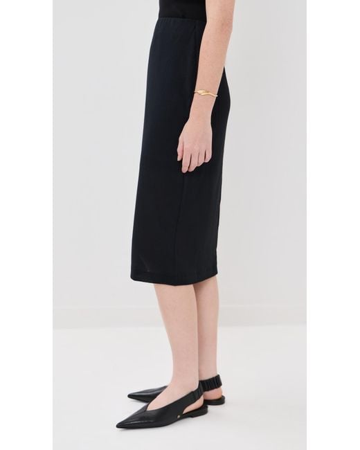 BITE STUDIOS Black Moon Sheer Cotton Crepe Skirt