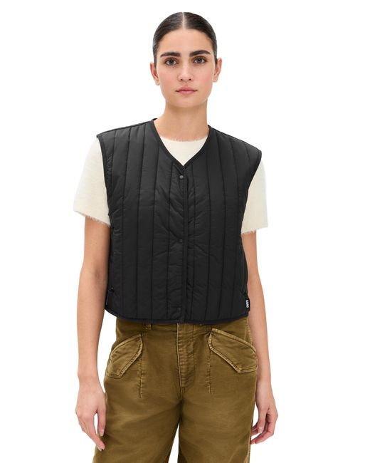 Rains Black Banja Short Liner Vest T1