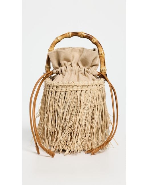 Simon Miller Tiki Fringe Bag in Natural | Lyst Simon Miller Tiki Fringe Bag in Natural | Lyst