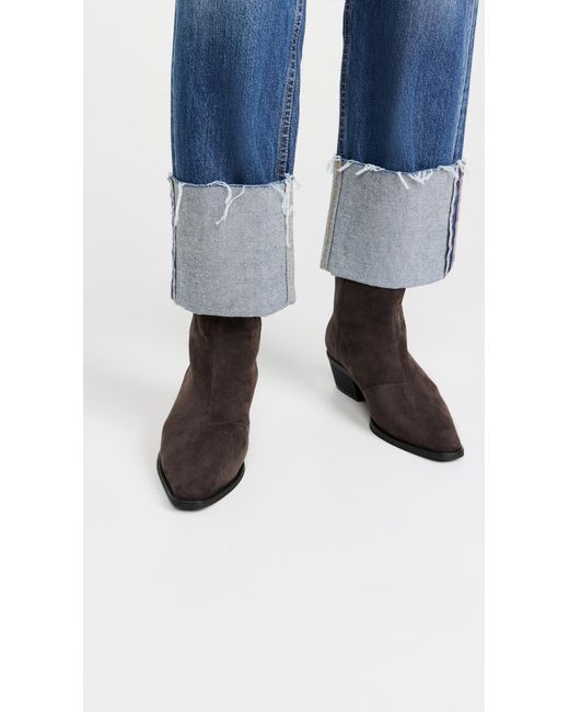 Black Suede Studio Black Reed Boots
