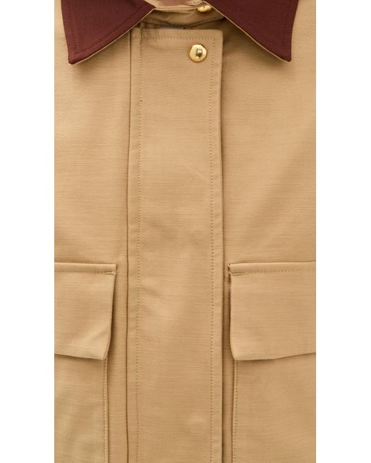 Rag & Bone Blue Nonie Cotton Barn Jacket