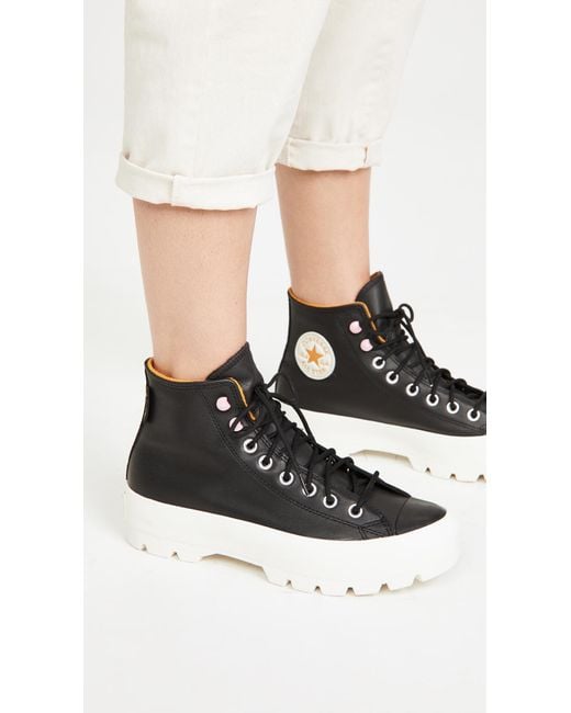 lugged leather chuck taylor converse