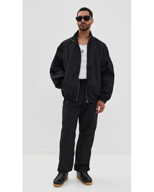 J.W. Anderson Black Panelled Joggers for men